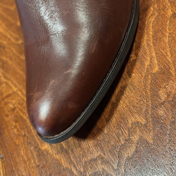 KRBonell Dark Brown Western Look Ankle Boots Adjustable Straps W/Zipper Size 9 - Picture 11 of 15